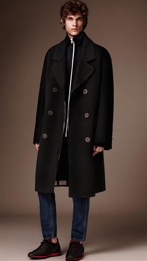 kinder mantel burberry|burberry men's wool overcoat.